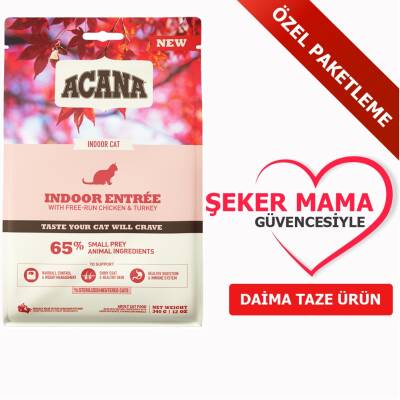 Acana indoor Entree KISIR Tavuklu ve Hindili Kedi Özel Paketleme 1 Kg - 2
