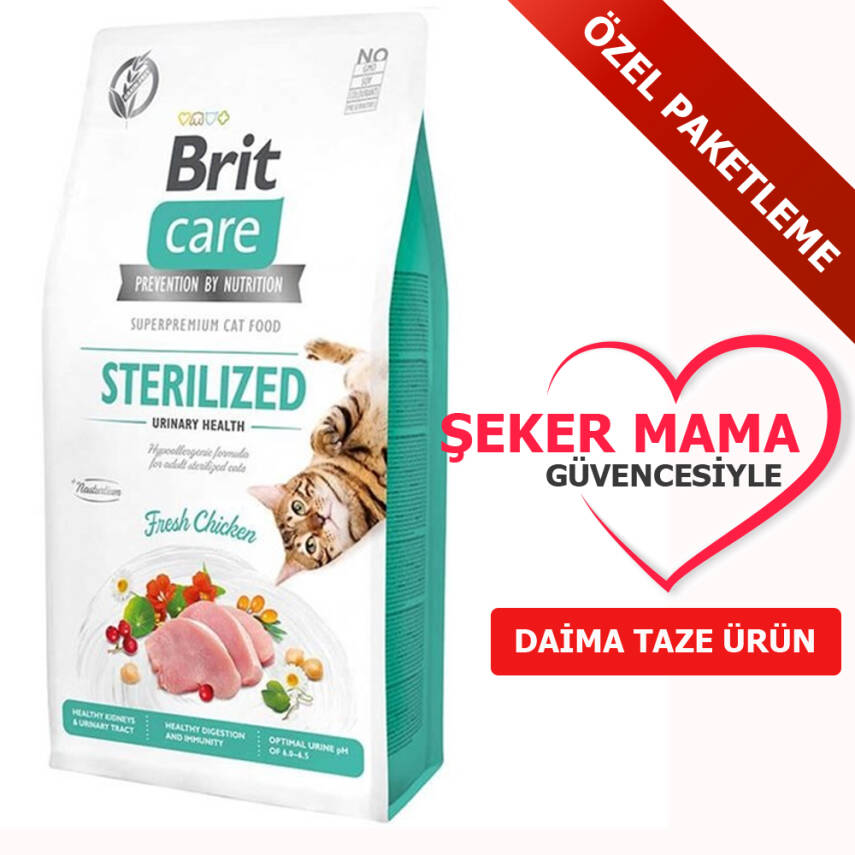 Brit Care Urinary Tahılsız Tavuklu KISIR Kedi Maması 1 kg ÖZEL PAKET - 1