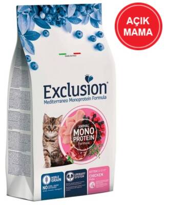 Exclusion Düşük Tahıllı Tavuklu Yavru Kedi Maması 1 kg ÖZEL PAKET - 2