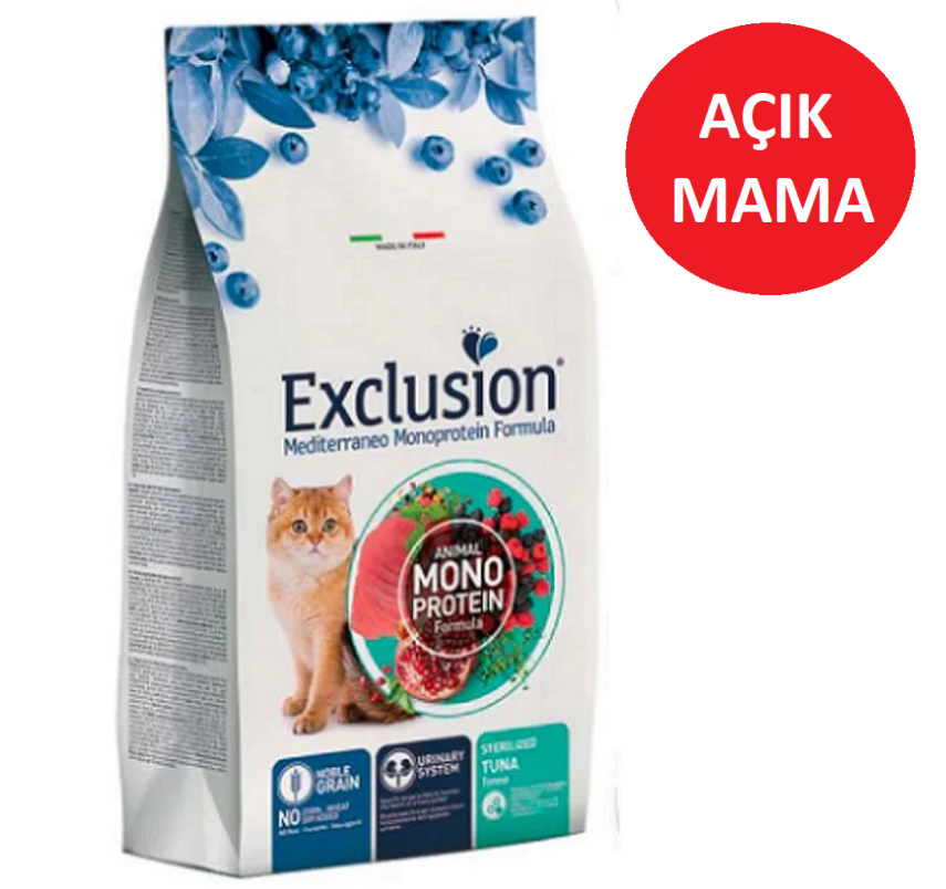 Exclusion Düşük Tahıllı Ton Balıklı KISIR Kedi 1 KG ÖZEL PAKET - 2