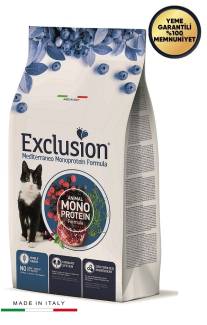 Exclusion Düşük Tahıllı Ton Balıklı Kısır Kedi Maması 12 KG