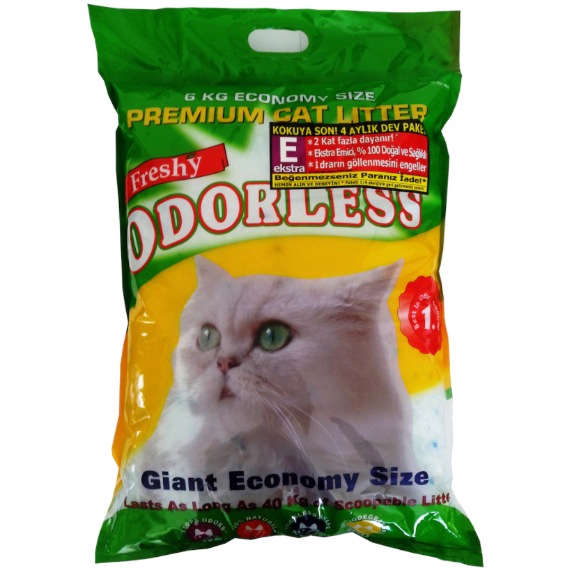Freshy Odorless Ekstra Kristal Kedi Kumu 3,8 lt - 1
