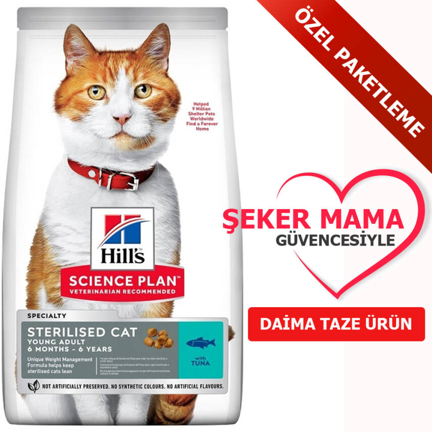 Hills Somon Balıklı Kısır Kedi Maması Özel Paketleme 1 kg - 1