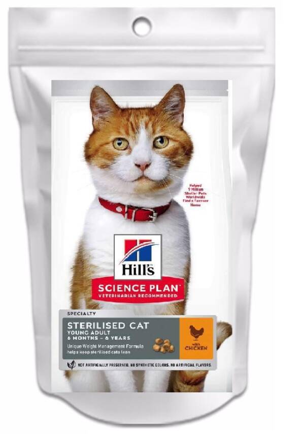 Hills Tavuklu Sterilesed Kısır Kedi Maması Özel Paketleme 1 kg - 3