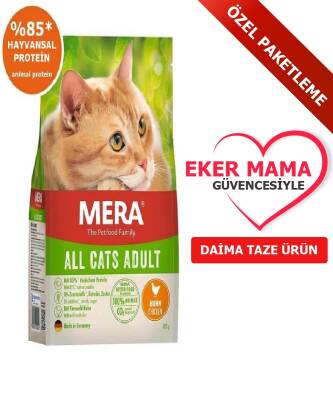 Mera Tahılsız Tüm Yaşam Evreleri Tavuklu Kedi Maması Özel Paketleme 1 Kg