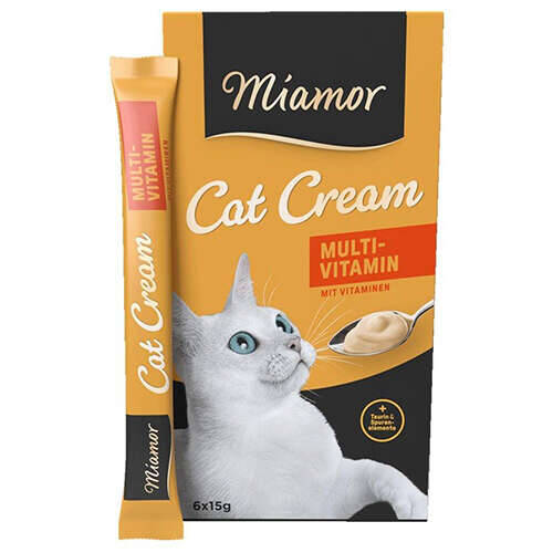 Miamor Cat Snack Cream Multivitamin Kedi Ödülü 6 x 15 G - 1