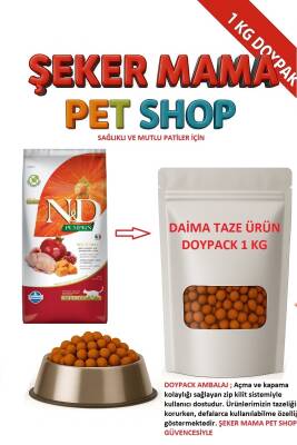 Nd Tahılsız Bıldırcınlı Bal Kabaklı Kısır Kedi Maması ÖZEL PAKET 1 kg