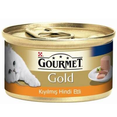 Proplan Gourmet Gold Kıyılmış Hindi Etli Konserve Yetişkin Kedi Maması 85 G