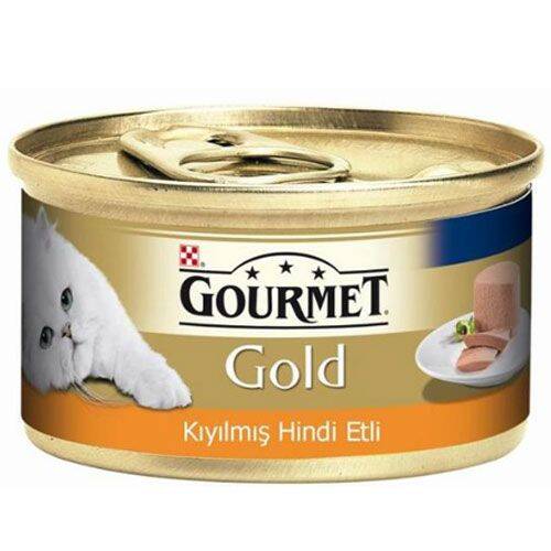 Proplan Gourmet Gold Kıyılmış Hindi Etli Konserve Yetişkin Kedi Maması 85 G - 1