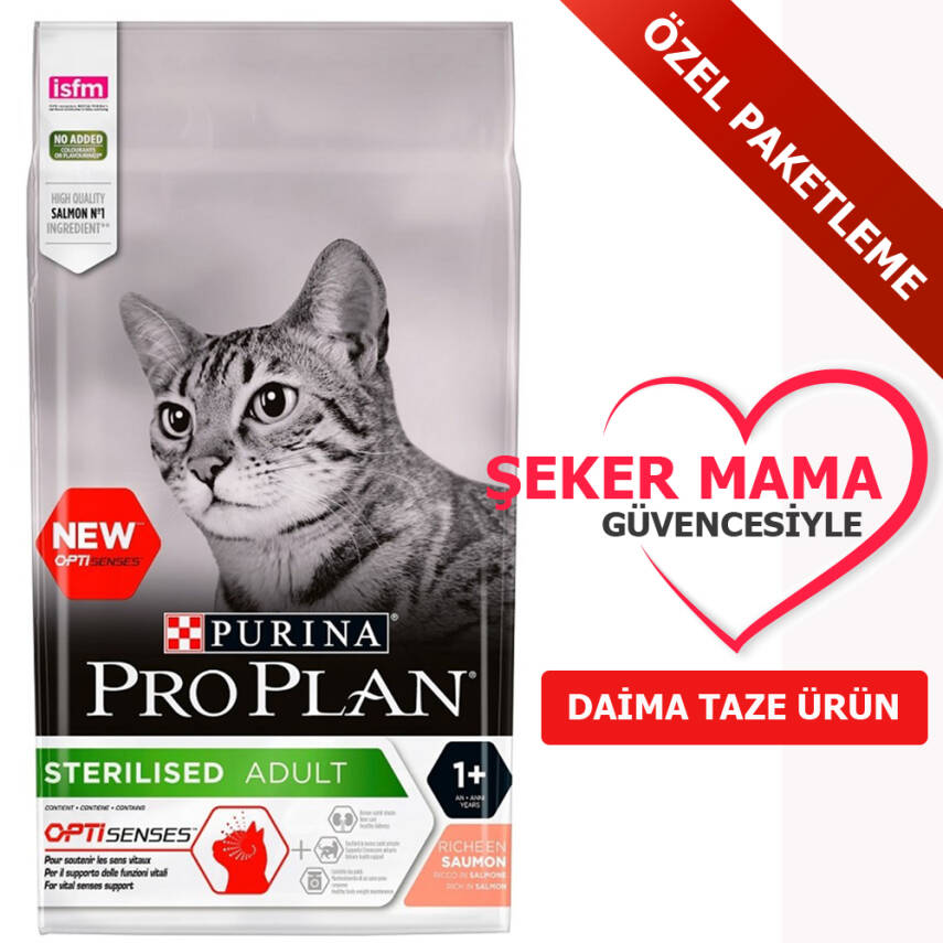 ProPlan Somonlu Kısır Kedi Maması Özel Paketleme 1 kg - 1