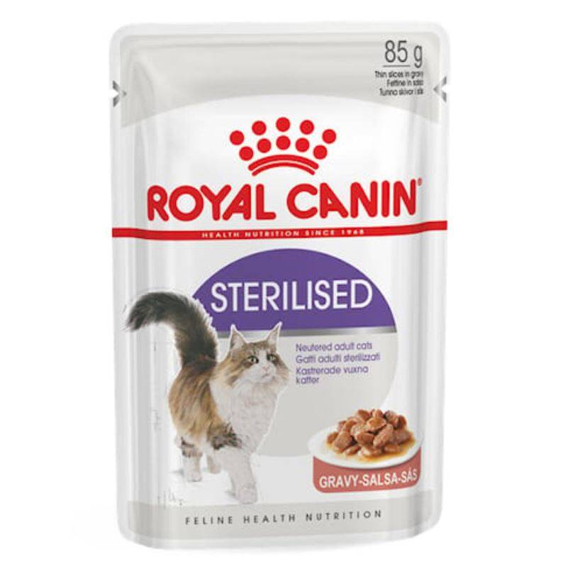 Royal Canin Sterilised Gravy Pouch Kısırlaştırılmış Yetişkin Kedi Yaş Maması 85 G - 1